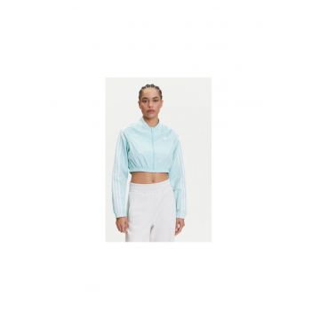 Jacheta crop cu logo