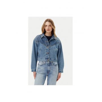 Jacheta de blugi dama  001WO-0000 - Bumbac - Albastru