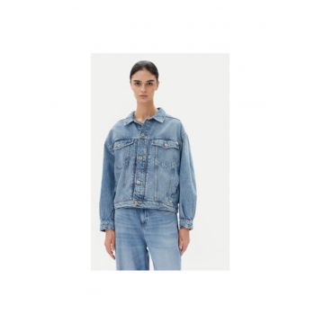 Jacheta de blugi dama  1016219 - Bumbac - Albastru