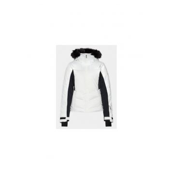 Jacheta sport dama -  RLMWJ01 - 100% poliester - alb/ negru -