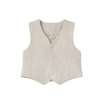 Vesta baieti  1303 - Bumbac - Bej