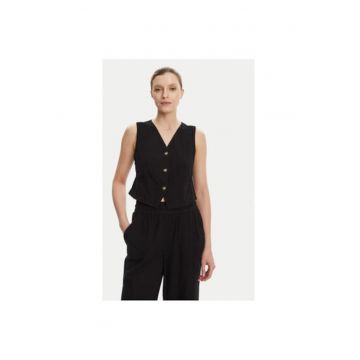 Vesta dama  10333795 - Bumbac organic/In - Negru