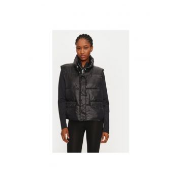 Vesta dama -  304092855 - Poliamida - Negru