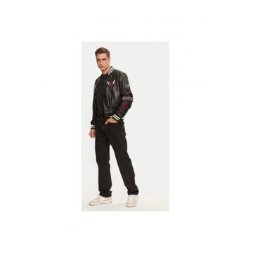 Geaca barbati -  304370540 - Piele ecologica - Negru