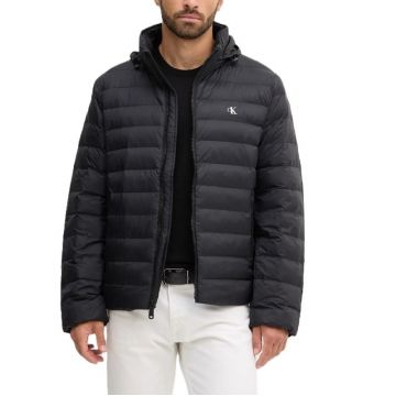 Geaca Calvin Klein LS NYLON LT WT HOODED FZPUFFER Geaca Calvin Klein LS NYLON LT WT HOODED FZPUFFER