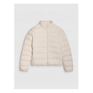 Geaca dama  puf natural - alb