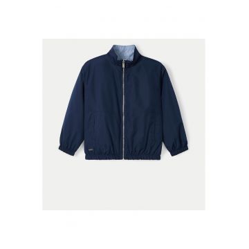 Jacheta baieti  3430 - Poliester - Bleumarin/Albastru