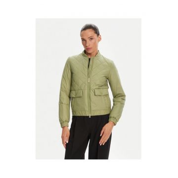 Jacheta dama  W5520F-T3132 - Poliester - Verde - Verde