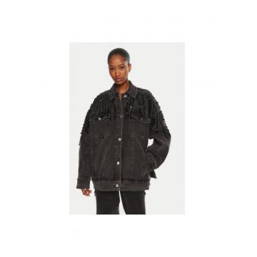 Jacheta de blugi dama  10909653 - Bumbac/Poliester - M-L INTL - Gri