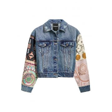 Jacheta de blugi dama  25SWED59 - Bumbac - Albastru