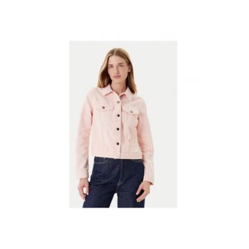 Jacheta de blugi dama 2RZVDN00N - Bumbac - Roz Jacheta de blugi dama 2RZVDN00N - Bumbac - Roz