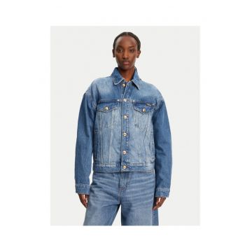 Jacheta de blugi dama  78PAS4O3 CDWM2 - Bumbac - Albastru - Albastru