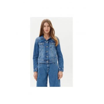 Jacheta de blugi dama  PL402430IA5 - Bumbac - Albastru