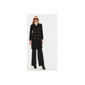 Palton dama -  304776359 - Poliester/Viscoza - Negru