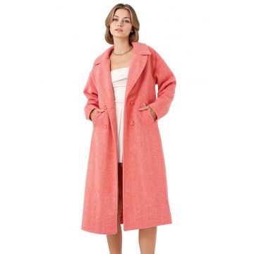 Palton dama -  Lana/Acril - Tangerine Palton dama -  Lana/Acril - Tangerine