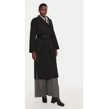 Palton dama lana - negru Palton dama lana - negru
