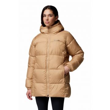 Geaca cu aspect matlasat si gluga Puffect II