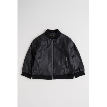 Geaca din piele ecologica cu fermoar