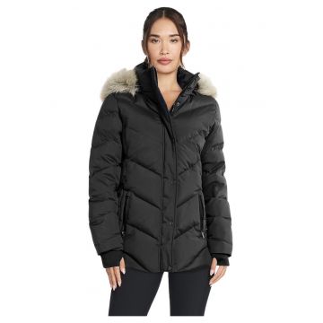 Geaca femei  On-the-GO Cozy Fit Journey Parka - Negru Geaca femei  On-the-GO Cozy Fit Journey Parka - Negru