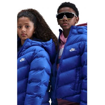 Geaca lejera cu vatelina si logo