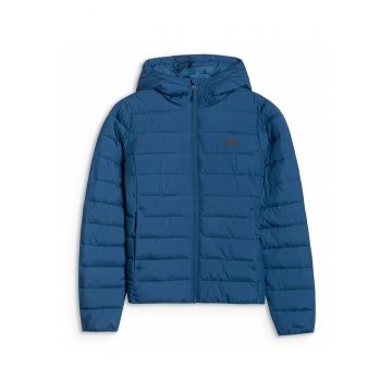 Geaca Matlasata Bleumarin Femei  Umplutura Sintetica - Impermeabila - Cu Gluga - Outdoor - AW25 -