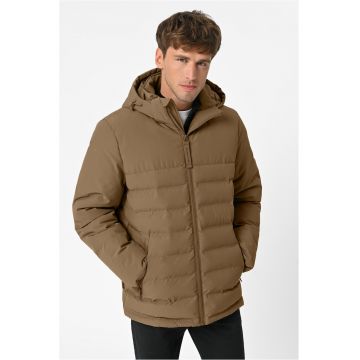 Geaca matlasata cu gluga detasabila  J-Gawir - barbati - bej