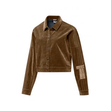 Jacheta crop cu nasturi