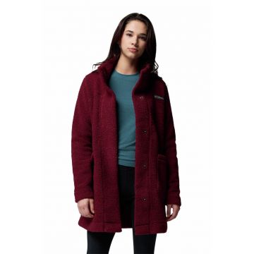 Jacheta cu blana shearling sintetica si buzunare aplicate Panorama