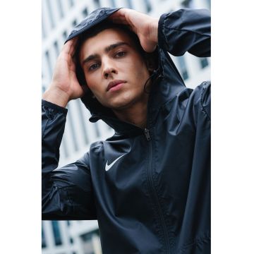 Jacheta cu gluga si fermoar - pentru fotbal