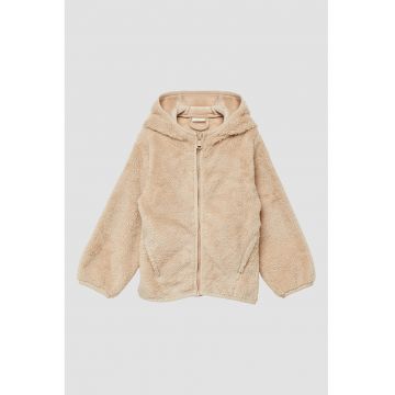 Jacheta pufoasa cu gluga