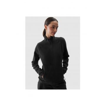 Jacheta sport dama WAW24TFLEF272-20S - 4F - Fleece - Negru