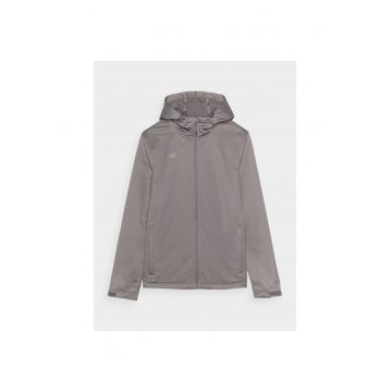 Jacheta sport pentru barbati NOSH4-SFM001B -  Fleece - Gri