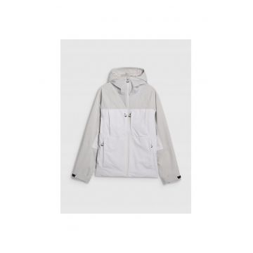 Jacheta trekking barbati  poliester - NeoDry 10000 - impermeabila - gri