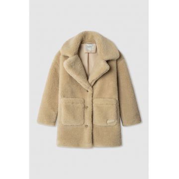 Palton cu nasturi si buzunare