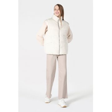 Vesta De Dama Ecru Regular Fit Vesta De Dama Ecru Regular Fit