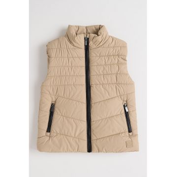 Vesta matlasata cu fermoar