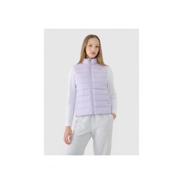 Vesta sport dama  puf sintetic - violet - croiala slim - material ripstop