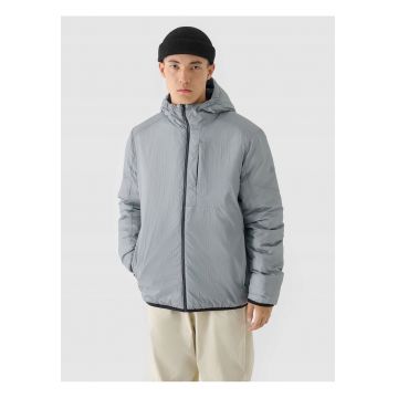 Geaca barbati  Primaloft Thermoplume - gluga - izolatie eficienta - gri - puf