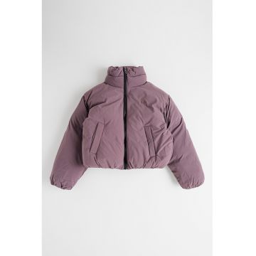 Geaca crop cu guler Ravys