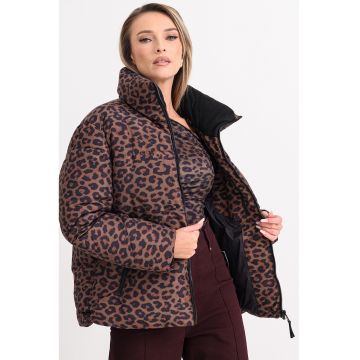 Geaca cu animal print