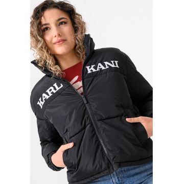 Geaca cu logo si fermoar