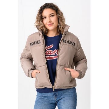 Geaca cu logo si fermoar