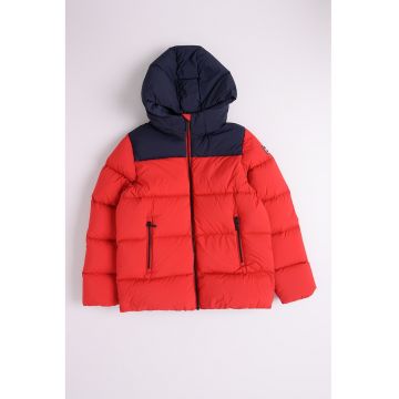 Geaca cu puf si gluga