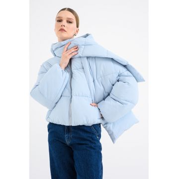 Geaca cu vatelina - maeci detasabile si esarfa