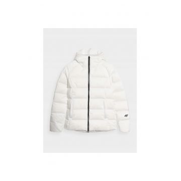 Geaca de iarna pentru femei -  impermeabila - usoara - cu umplutura din puf natural - alb - fabricata din material Pertex Shield 20000/20000