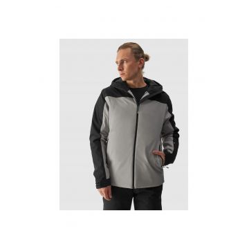 Geaca de Schi Tehnologica pentru Barbati  NeoDry 5000 Gri Deschis - Impermeabila si Respirabila - AW24