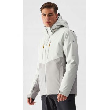 Geaca de ski  membrana Dermizax 20000 - gluga detasabila - gri - barbati sintetic