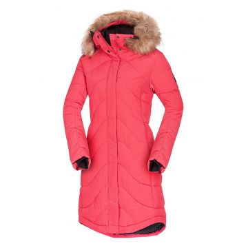 Geaca lunga cu guler si gluga Raelynn