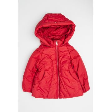 Geaca matlasata cu vatelina si gluga detasabila