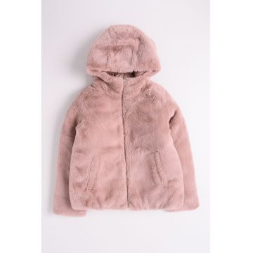 Geaca reversibila cu gluga